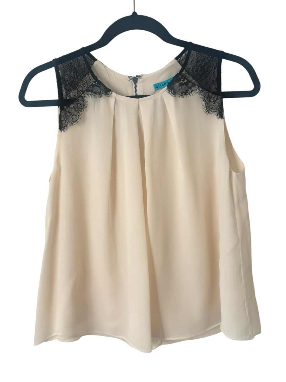 Alice + Olivia Silk Lace Tank - Picture 2 of 4